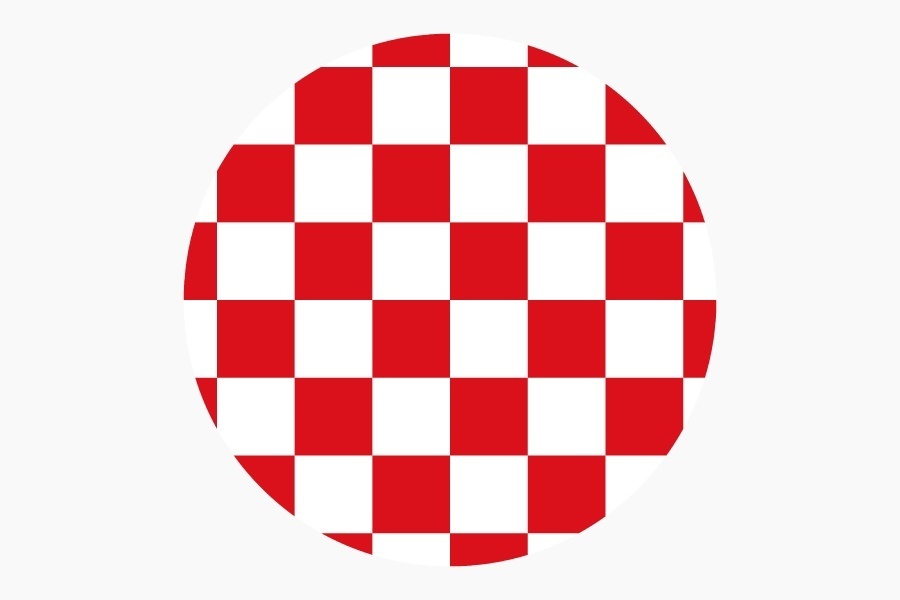 Vlag van Noord-Brabant - Voetwall